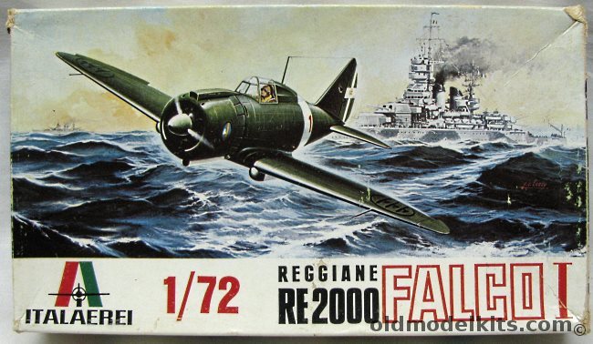 Italaerei 1/72 Reggiane RE-2000 Falco I - Italian / Hungarian / Swedish Air Forces, 104 plastic model kit